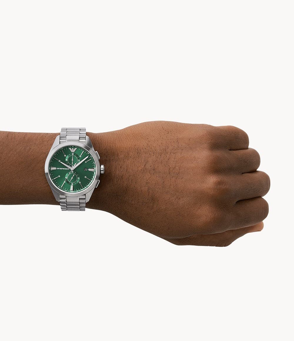 Emporio Armani Chronograph Gunmetal Stainless Steel Watch AR11480I - Kamal Watch Company