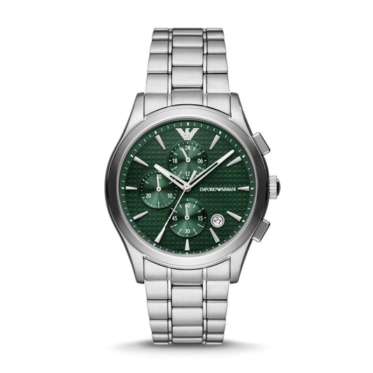 Emporio Armani Chronograph Stainless Steel Watch - Kamal Watch Company
