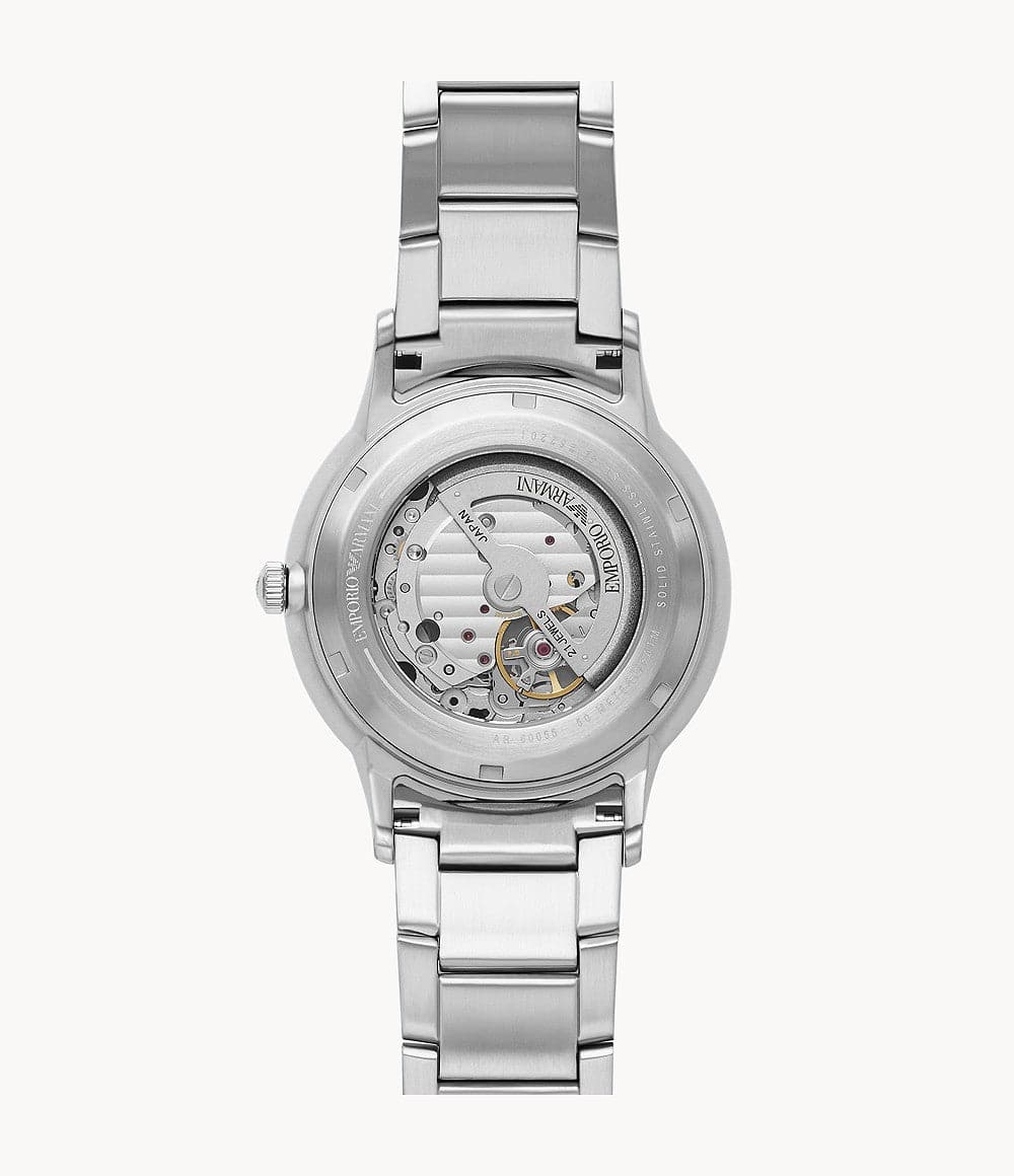 Emporio Armani Automatic Stainless Steel Watch AR60055 - Kamal Watch Company