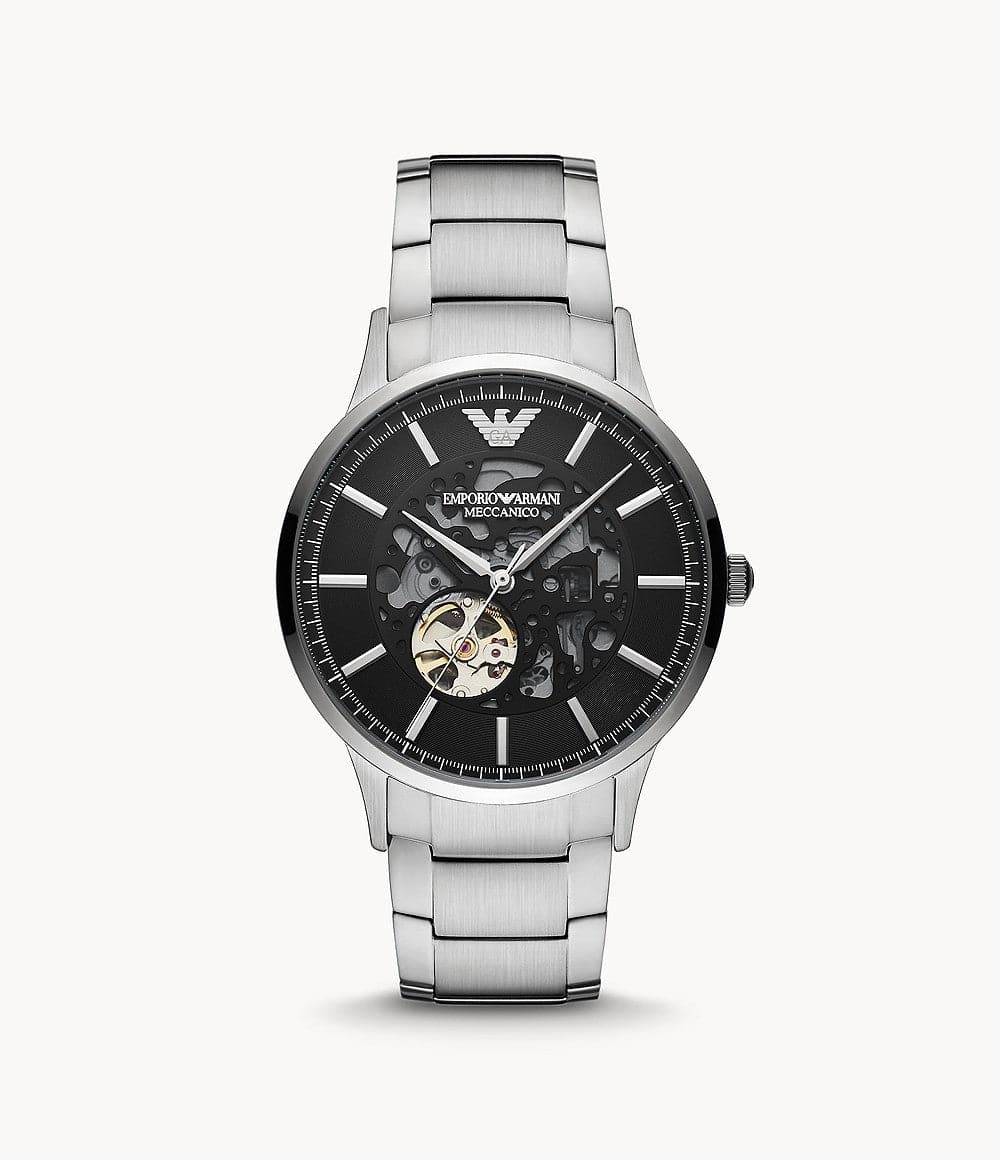 Emporio Armani Automatic Stainless Steel Watch AR60055 - Kamal Watch Company