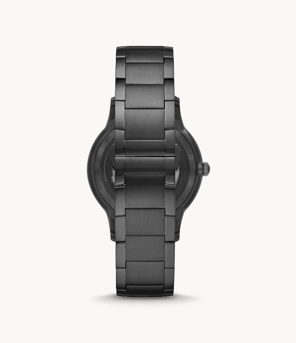 Emporio Armani Automatic Gunmetal Stainless Steel Watch AR60056 - Kamal Watch Company