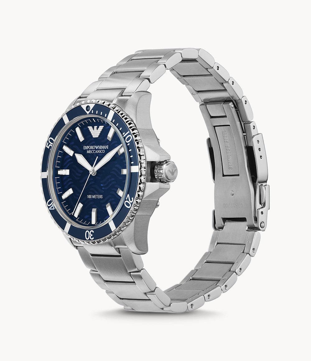 Emporio Armani Automatic Stainless Steel Watch AR60059 - Kamal Watch Company