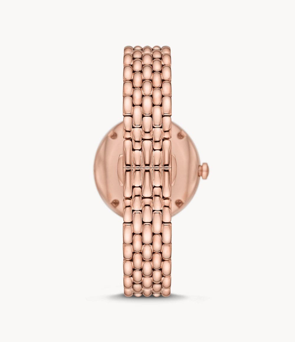 Emporio Armani Automatic Rose Gold Stainless Steel Watch AR60065 - Kamal Watch Company