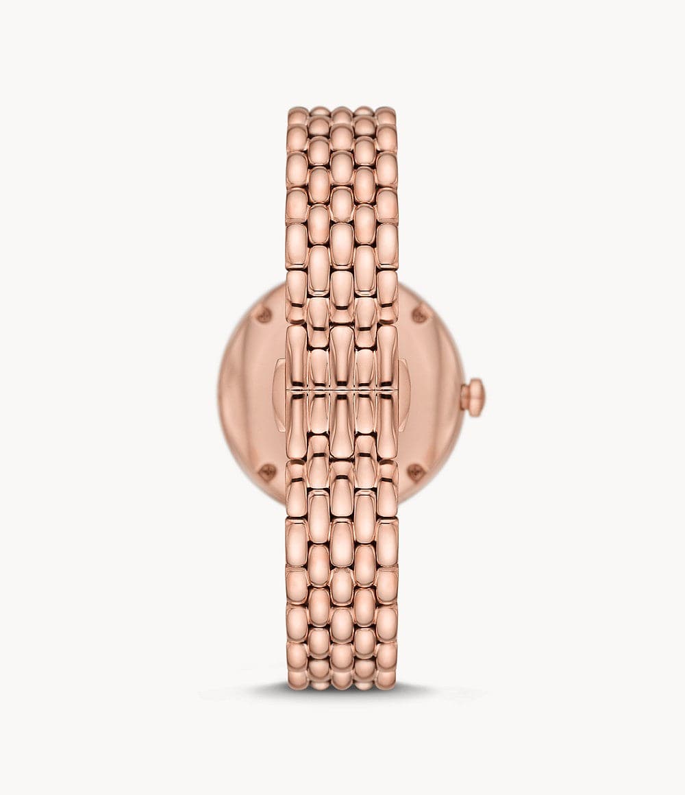 Emporio Armani Automatic Rose Gold Stainless Steel Watch AR60065 - Kamal Watch Company