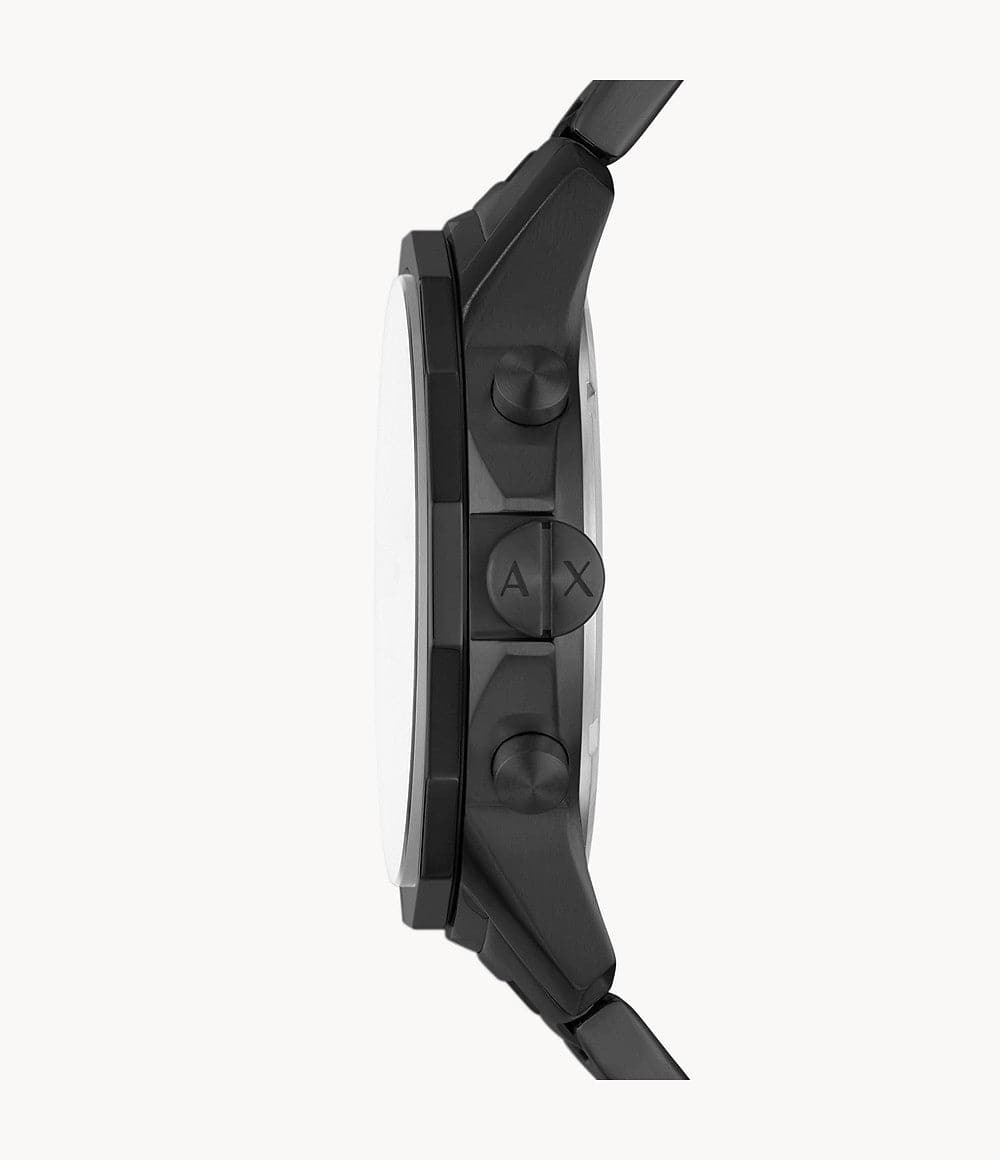 Armani Exchange Chronograph Black Stainless Steel Watch AX1722