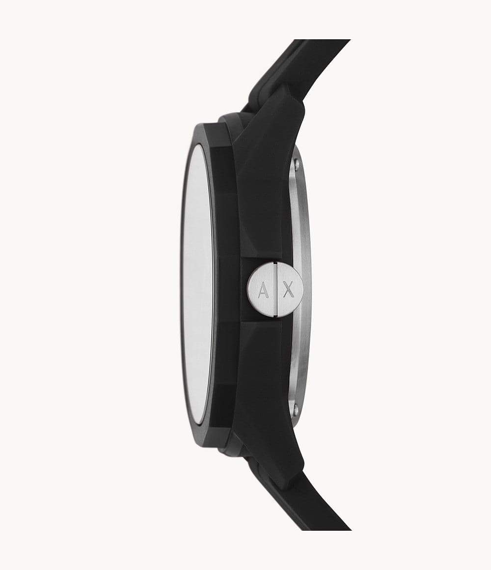 Armani Exchange Automatic White Silicone Watch AX1726 - Kamal Watch Company