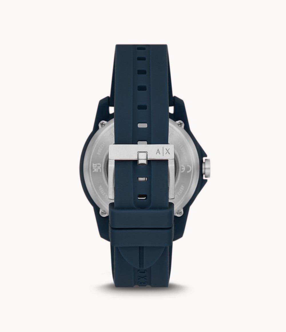 Armani Exchange Automatic White Silicone Watch AX1727I - Kamal Watch Company