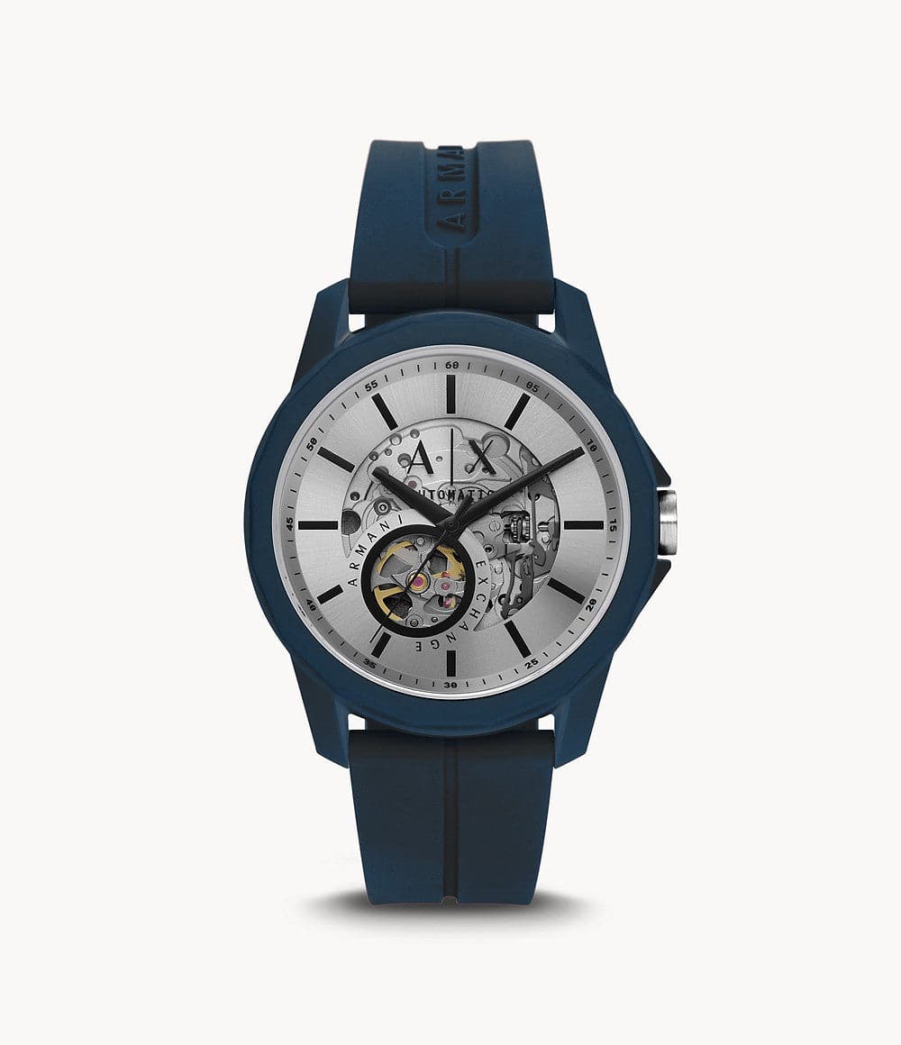 Armani Exchange Automatic White Silicone Watch AX1727I - Kamal Watch Company