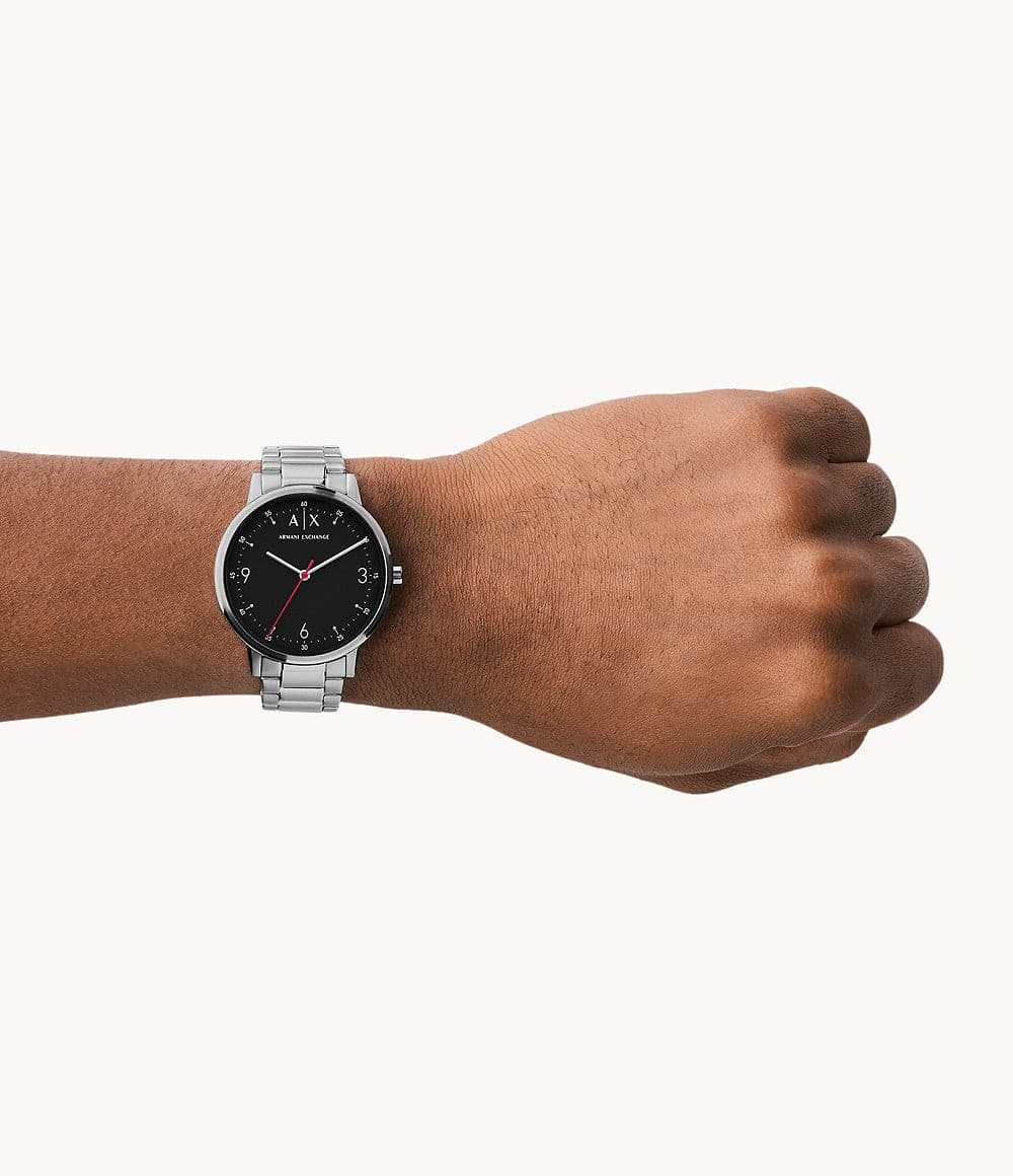 Armani Exchange Three-Hand Stainless Steel Watch AX2737 - Kamal Watch Company