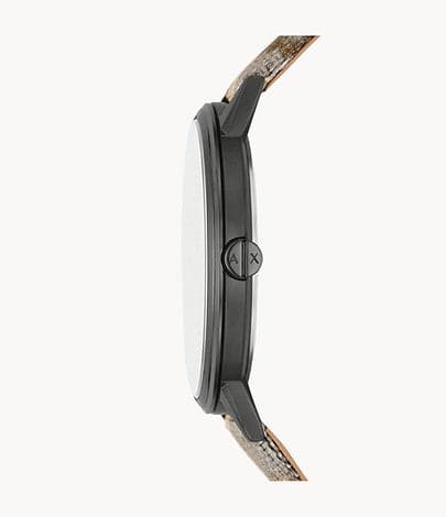 Armani Exchange Three-Hand Beige rPET Watch AX2753I - Kamal Watch Company