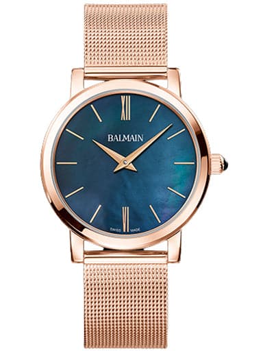 Balmain Elegance Chic M Blue MOP Dial Watch - Kamal Watch Company