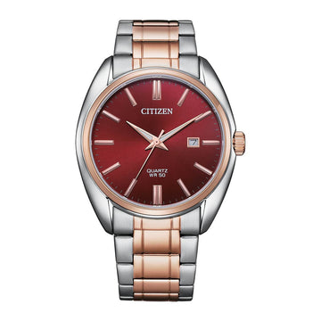 CITIZEN QUARTZ GENTS WATCH WINE RED DIAL - BI5104-57X - Kamal Watch Company