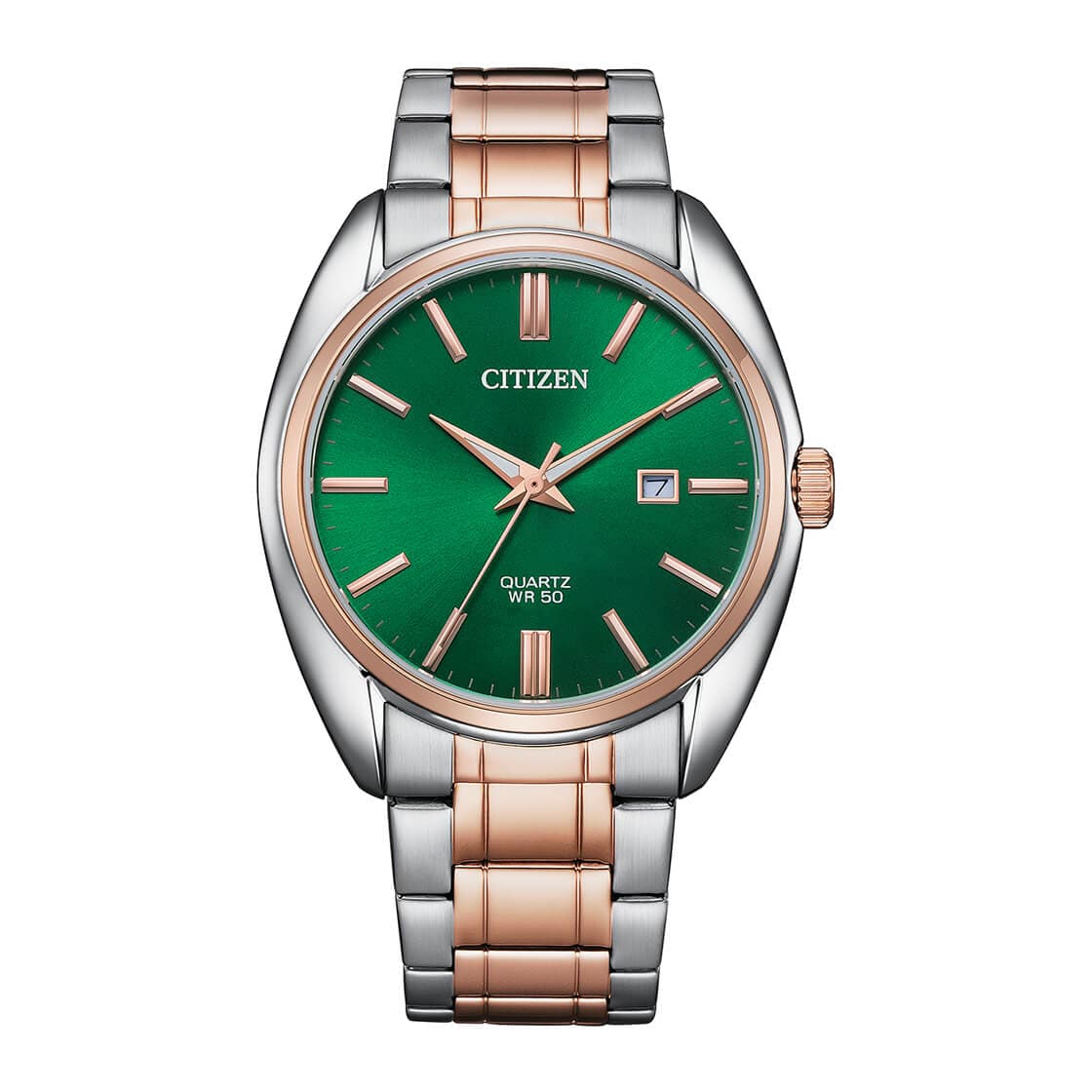 CITIZEN QUARTZ GENTS WATCH GREEN DIAL - BI5104-57Z - Kamal Watch Company