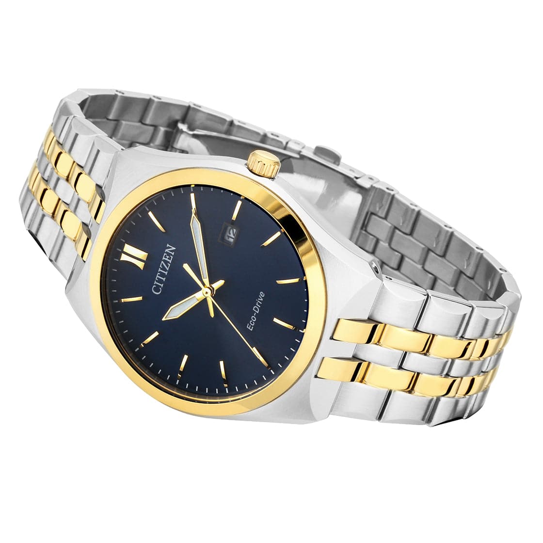 CITIZEN ECO-DRIVE GENTS WATCH BLUE DIAL - BM7334-66L - Kamal Watch Company