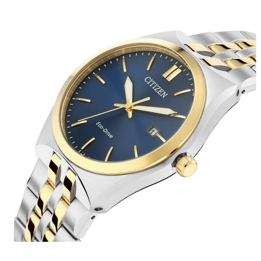 CITIZEN ECO-DRIVE GENTS WATCH BLUE DIAL - BM7334-66L - Kamal Watch Company