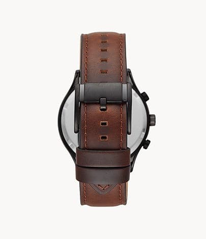 FOSSIL Fenmore Midsize Multifunction Brown Leather Watch BQ2453I - Kamal Watch Company