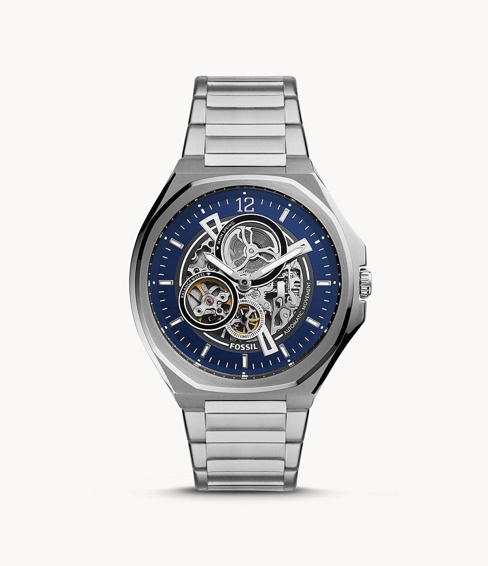 Fossil Evanston Automatic Stainless Steel Watch BQ2620 - Kamal Watch Company