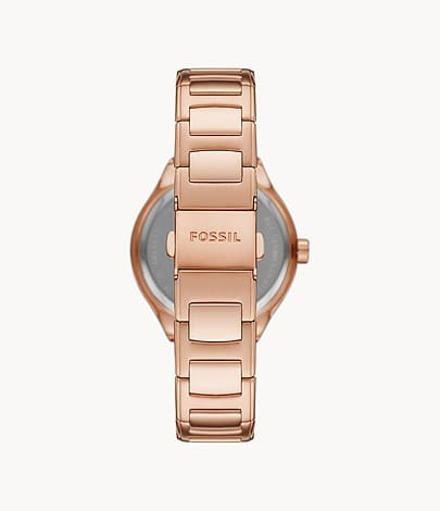 FOSSIL Eevie Multifunction Rose Gold Stainless Steel Watch BQ3721 - Kamal Watch Company