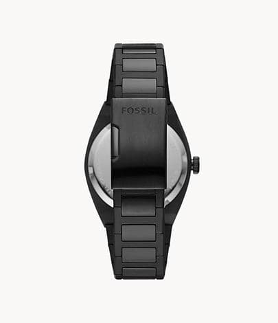 FOSSIL Everett Three-Hand Date Black Ceramic Watch CE5028 - Kamal Watch Company