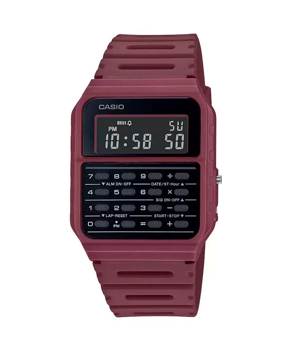 CASIO VINTAGE COLLECTION Red Digital - Unisex Watch D250 - Kamal Watch Company
