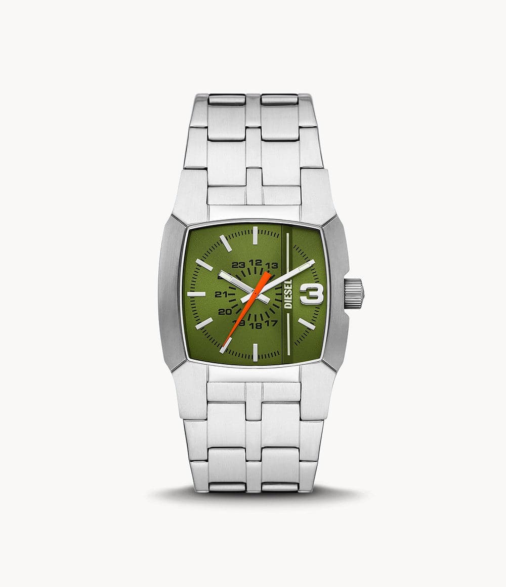 DIESEL Cliffhanger Three-Hand Stainless Steel Watch DZ2150 - Kamal Watch Company