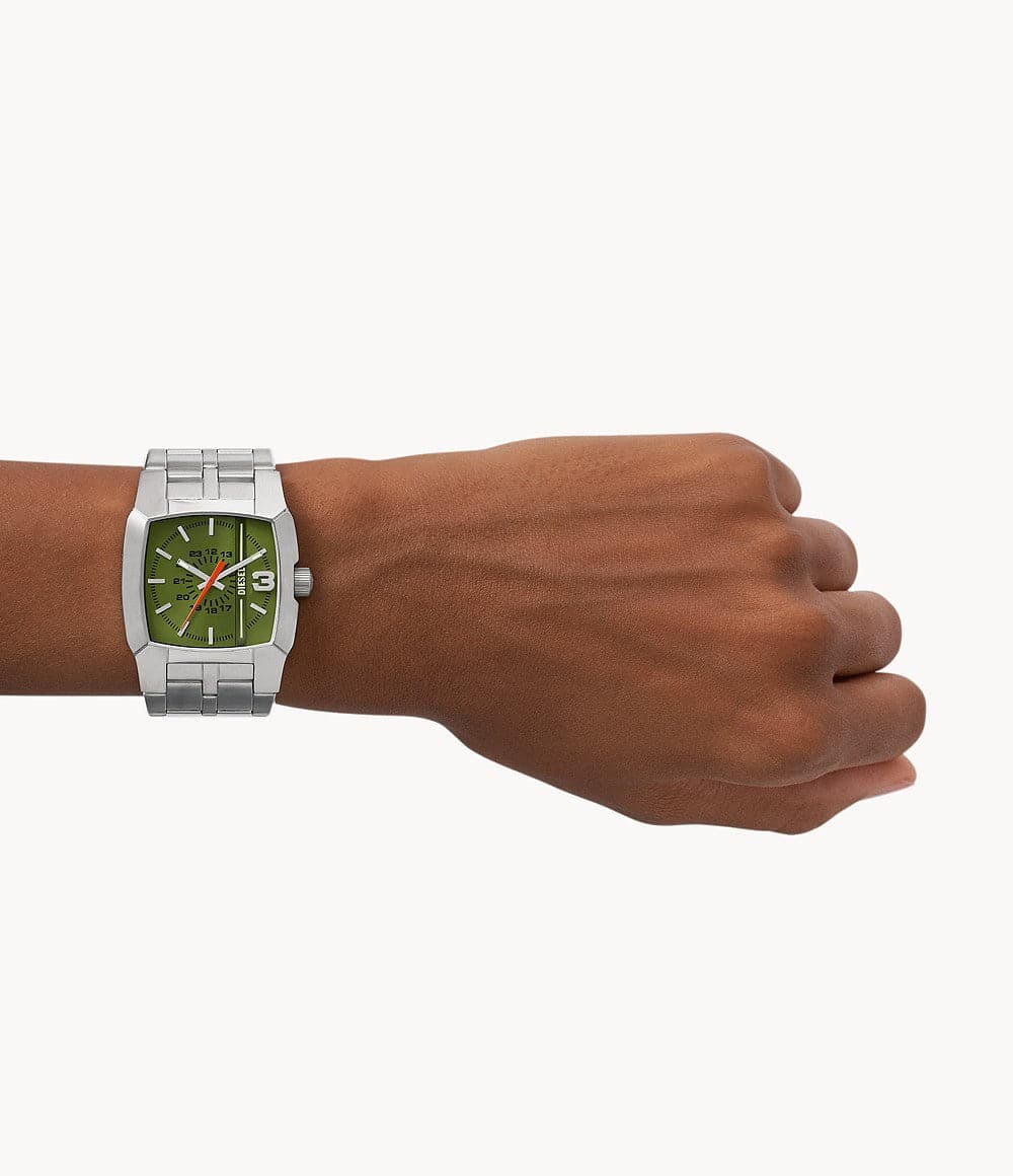 DIESEL Cliffhanger Three-Hand Stainless Steel Watch DZ2150 - Kamal Watch Company