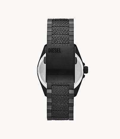 Diesel MS9 Three-Hand Date Black-Tone Stainless Steel Watch DZ2161I - Kamal Watch Company