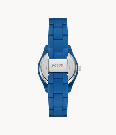 FOSSIL Stella Multifunction Blue Castor Oil Watch ES5193I - Kamal Watch Company