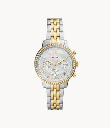 FOSSIL Neutra Chronograph Two-Tone Stainless Steel Watch ES5216I - Kamal Watch Company