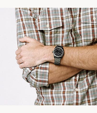 FOSSIL Machine Smoke Stainless Steel Watch FS4774I - Kamal Watch Company