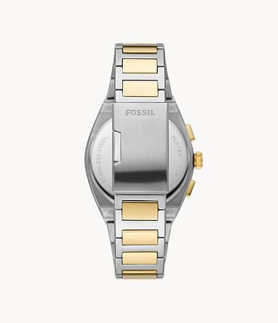 FOSSIL Everett Chronograph Two-Tone Stainless Steel Watch FS5796 - Kamal Watch Company