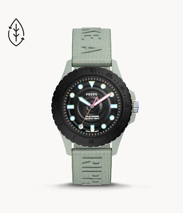 FOSSIL FB - 01 Solar-Powered Green #tide ocean material® Watch FS5911 - Kamal Watch Company
