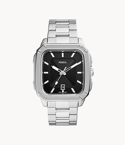 FOSSIL Inscription Three-Hand Date Stainless Steel Watch FS5933I - Kamal Watch Company
