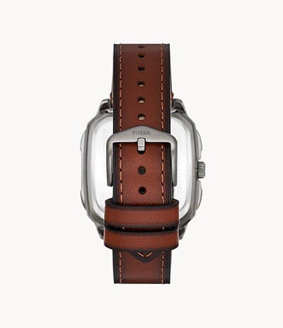 FOSSIL Inscription Three-Hand Date Amber Eco Leather Watch FS5934I - Kamal Watch Company