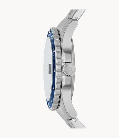 FOSSIL Fossil Blue Three-Hand Date Stainless Steel Watch FS5949i - Kamal Watch Company