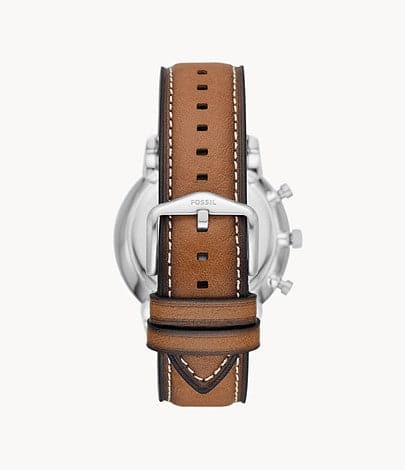FOSSIL Neutra Chronograph Tan Eco Leather Watch FS5963I - Kamal Watch Company