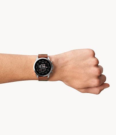 FOSSIL Gen 6 Smartwatch Venture Edition Olive Fabric and Leather FTW4068 - Kamal Watch Company