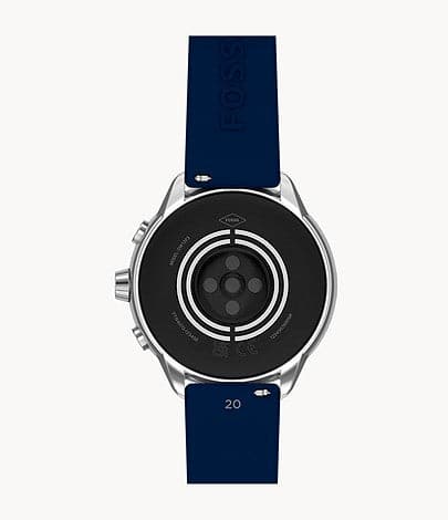 FOSSIL Gen 6 Wellness Edition Smartwatch Navy Silicone FTW4070 - Kamal Watch Company