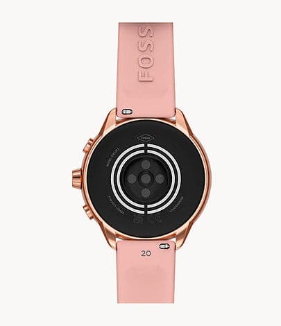 FOSSIL Gen 6 Wellness Edition Smartwatch Blush Silicone FTW4071 - Kamal Watch Company