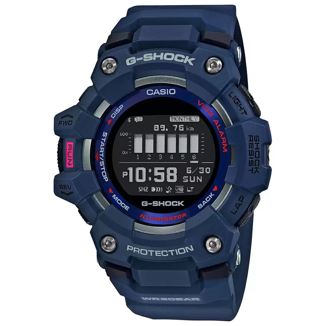 Casio GBD-100-2DR(G1041) G-Squad Men's Athleisure Series Smart Watch - Kamal Watch Company
