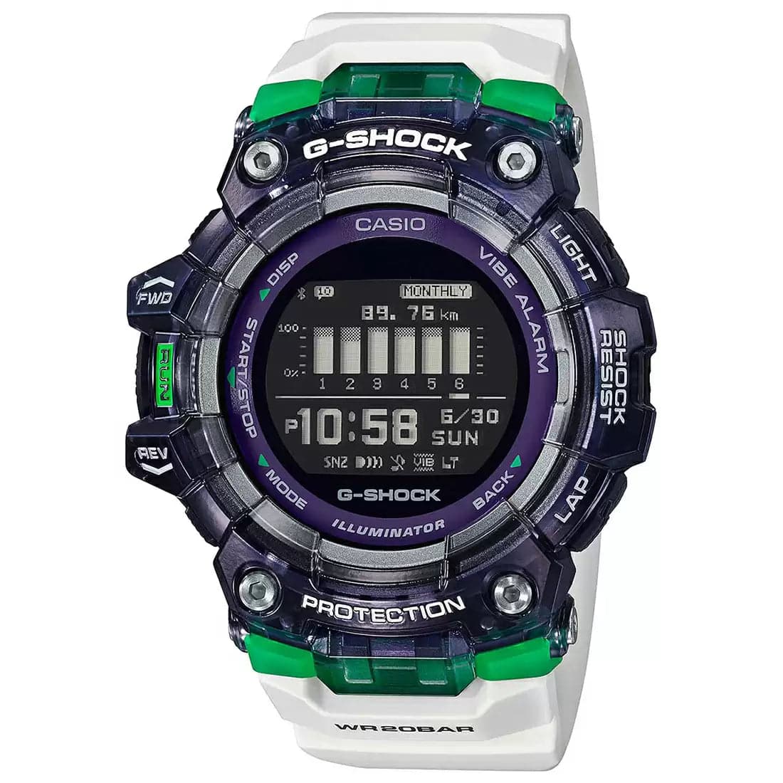Casio GBD-100SM-1A7DR(G1093) G-Squad Men's Smart Watch - Kamal Watch Company