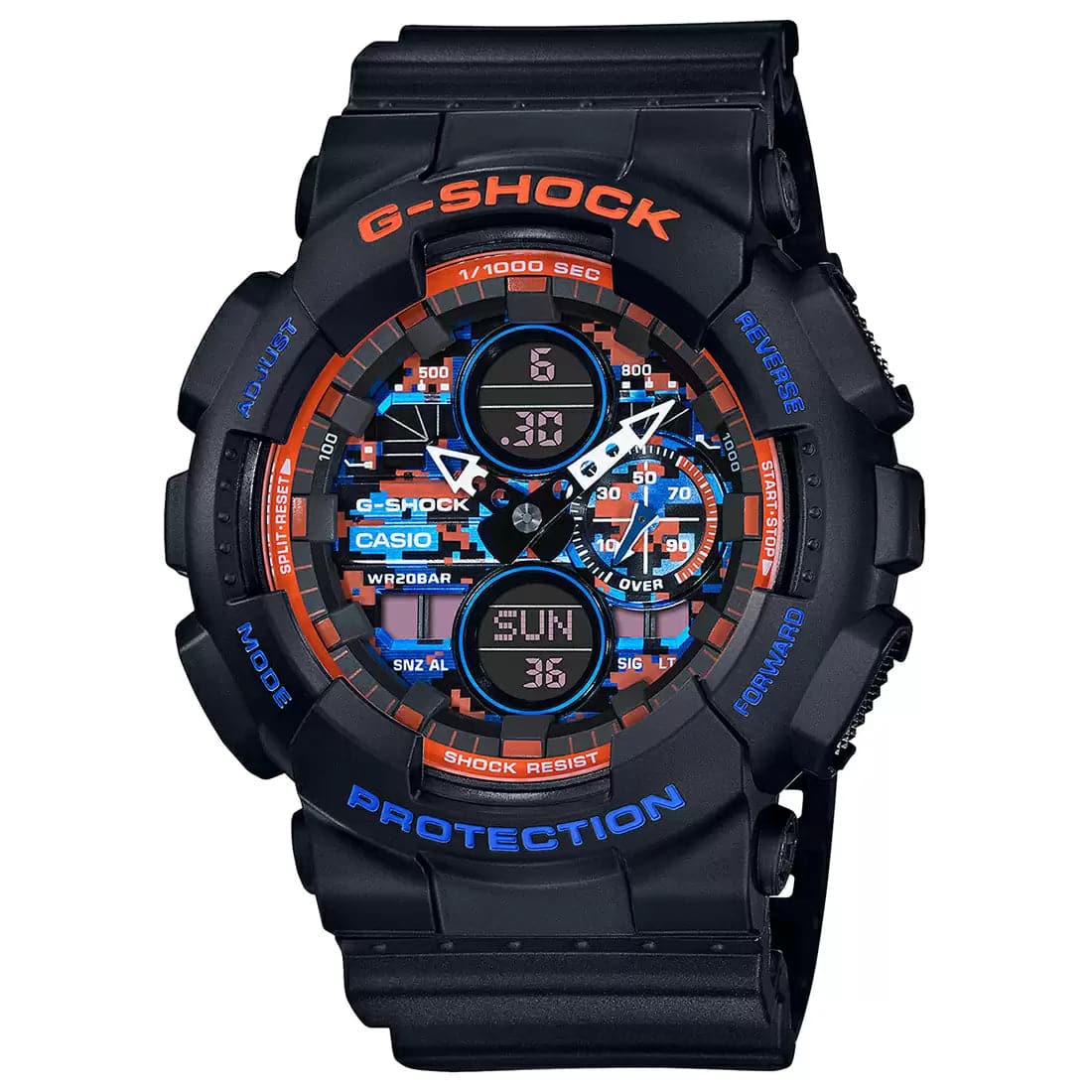 Casio GA-140CT-1ADR(G1099) Youth Fashion Analog-Digital Men's Watch - Kamal Watch Company