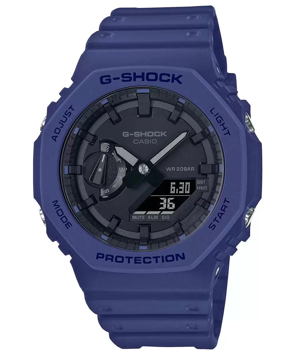 Casio GA-2100-2ADR(G1156) Carbon Core Guard Men's Watch - Kamal Watch Company