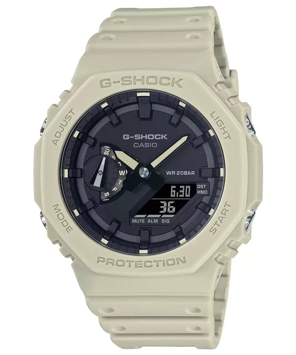 Casio GA-2100-5ADR(G1157) Carbon Core Guard Men's Watch - Kamal Watch Company