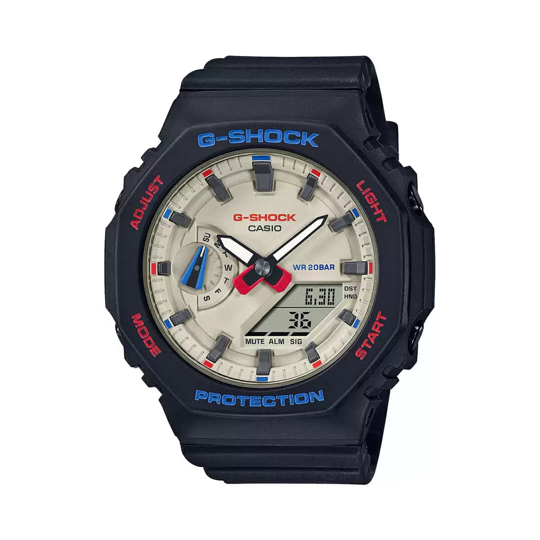 Casio Analog-Digital White Dial Women's Watch G1186 - Kamal Watch Company