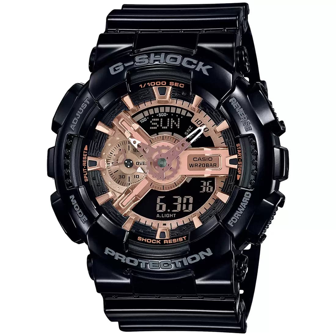 Casio Analog-Digital Rose Gold Dial Men's Watch-GA-110MMC-1ADR - Kamal Watch Company