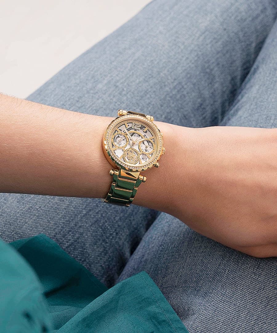 GOLD TONE CASE GOLD TONE STAINLESS STEEL WATCH - Kamal Watch Company