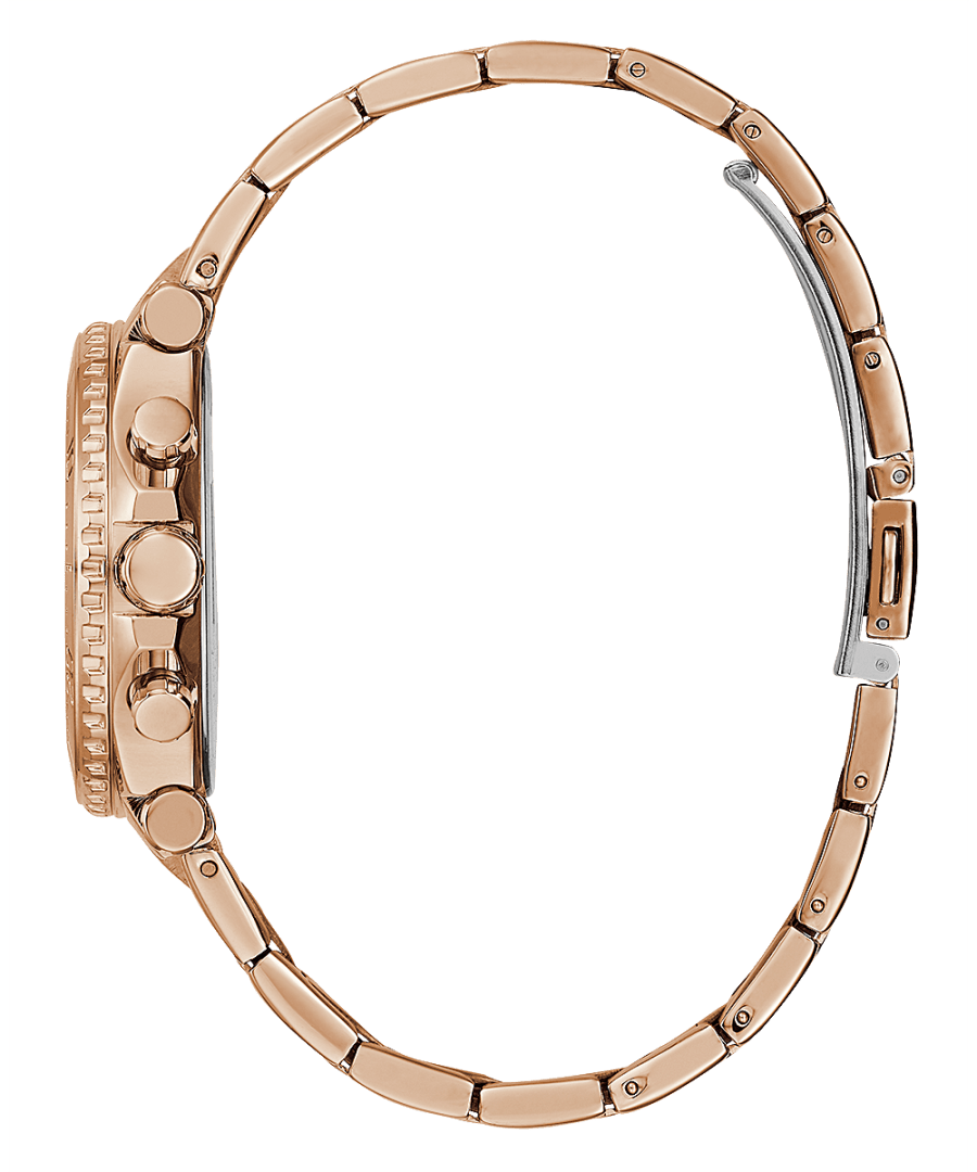 Rose Gold Tone Case Rose Gold Tone Stainless Steel Watch