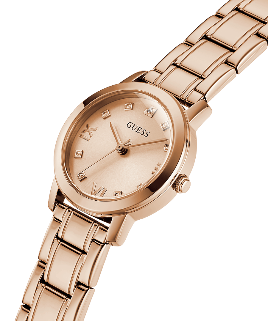 ROSE GOLD TONE CASE ROSE GOLD TONE STAINLESS STEEL WATCH