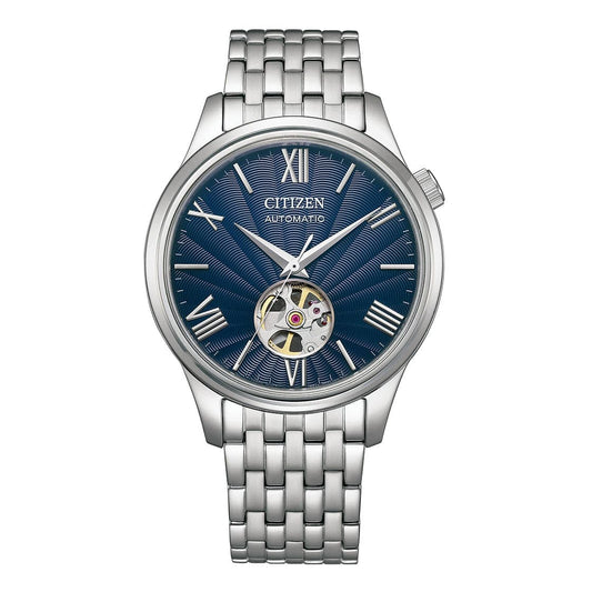 CITIZEN AUTOMATIC GENTS WATCH BLUE DIAL - NH9130-84L - Kamal Watch Company